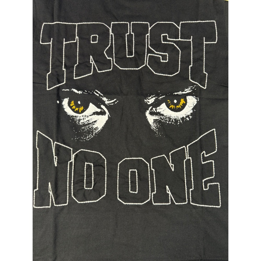 Reason Trust No One Graphic Tee Black Short Sleeve RR5-005 Mens Large NWT
